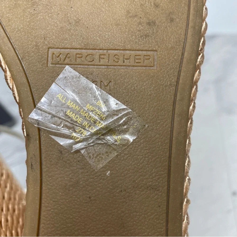 Marc Fisher Zeki Espadrille Wedge Sandal 8M